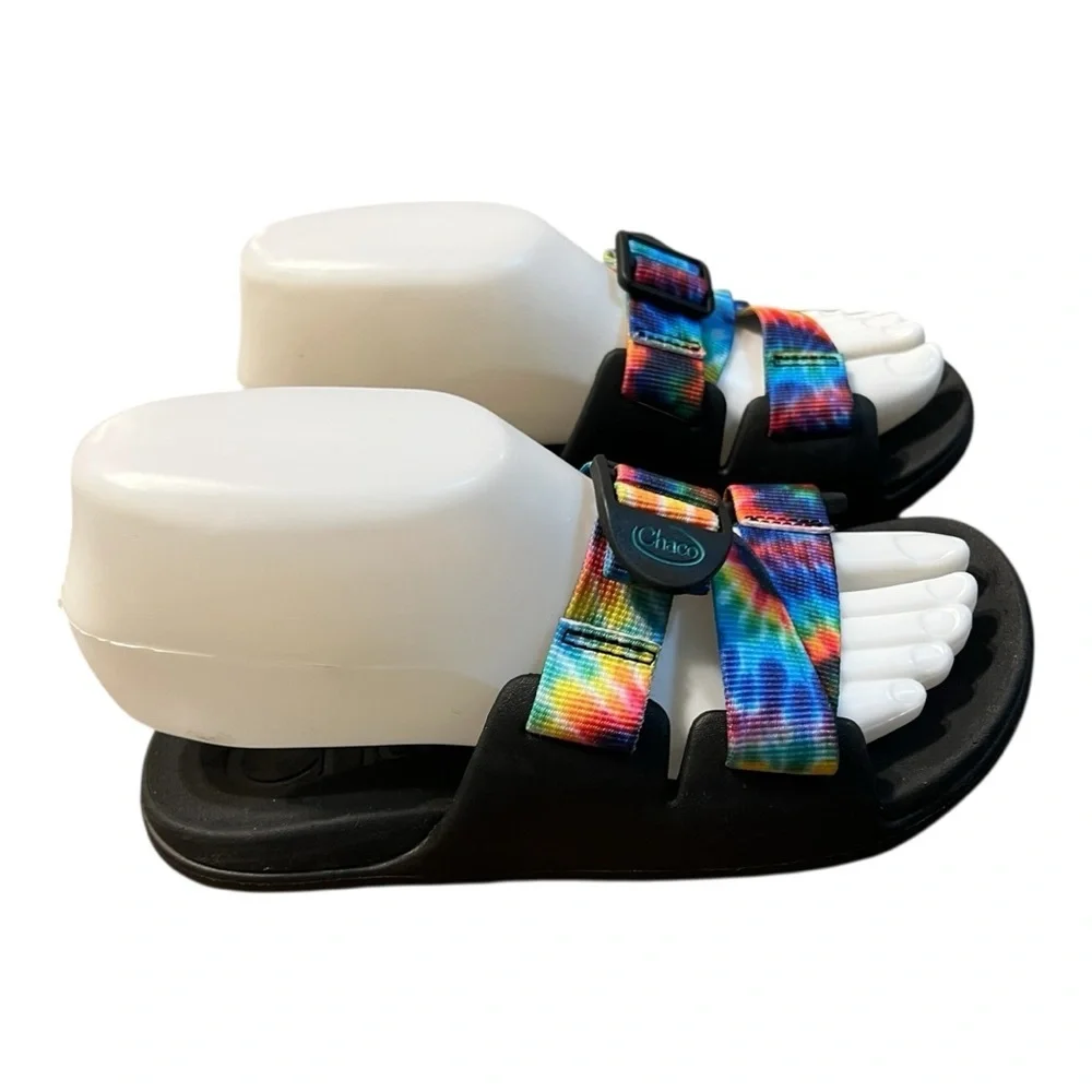 Chaco Chillo Slides Tie Dye Sandals Size 5